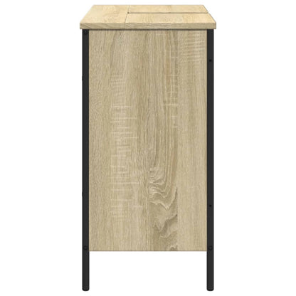 Waschbeckenunterschrank Sonoma-Eiche 80x30x60 cm Holzwerkstoff