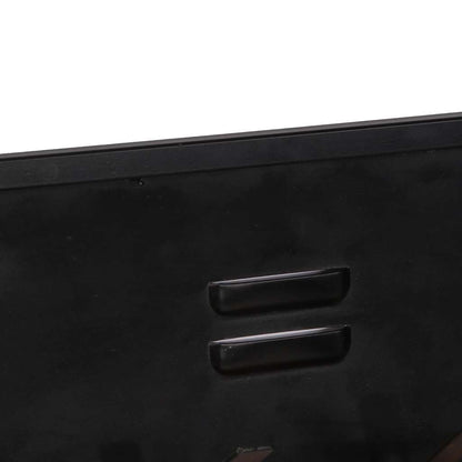 Wandgarderobe 90x11x30 cm Massivholz Mango