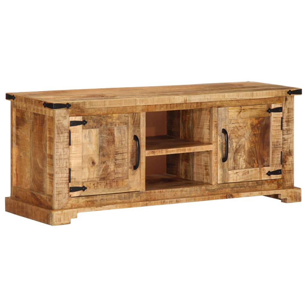 TV-Schrank 110x35x45 cm Massivholz Mango