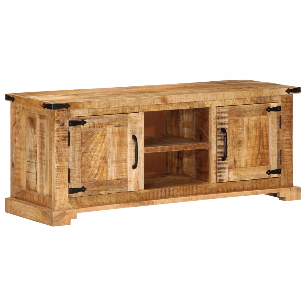 TV-Schrank 110x35x45 cm Massivholz Mango