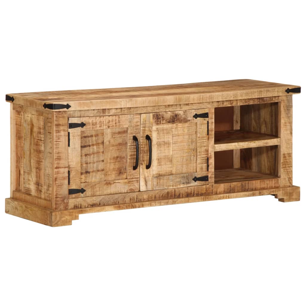 TV-Schrank 110x35x45 cm Massivholz Mango