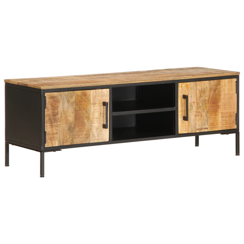 TV-Schrank 110x35x40 cm Massivholz Mango