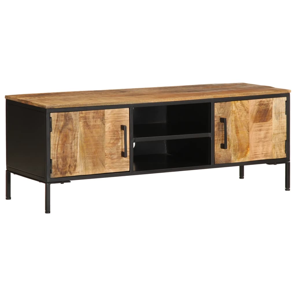 TV-Schrank 110x35x40 cm Massivholz Mango