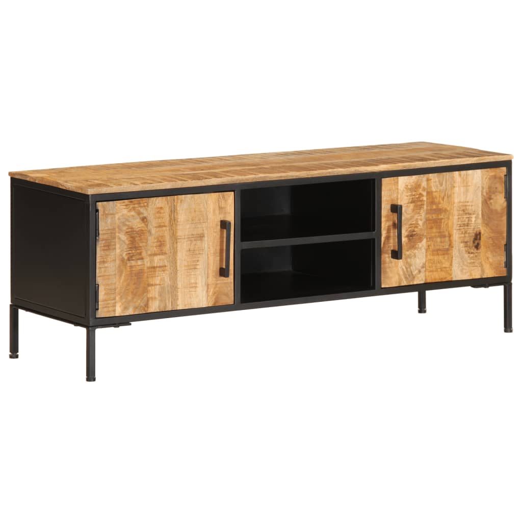 TV-Schrank 110x35x40 cm Massivholz Mango