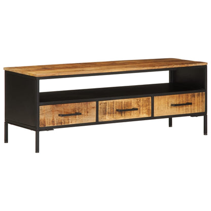 TV-Schrank 110x35x40 cm Massivholz Mango