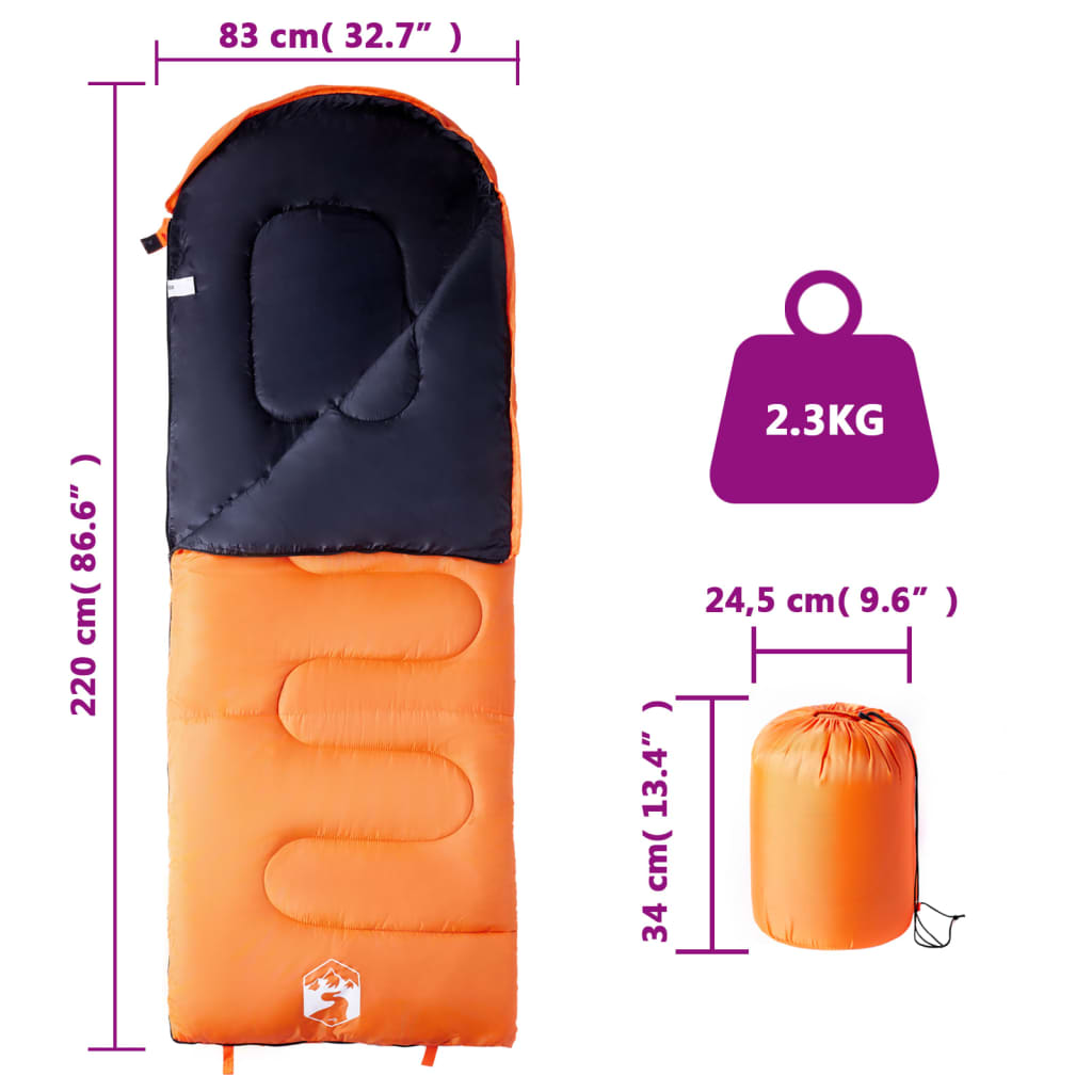 Schlafsack für Erwachsene Camping 3-4 Jahreszeiten
