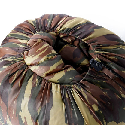 Doppelschlafsack mit Kissen Erwachsene Camping 3-4 Jahreszeiten