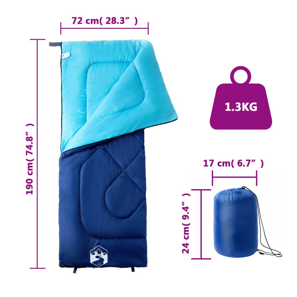 Schlafsack für Erwachsene Camping 3 Jahreszeiten