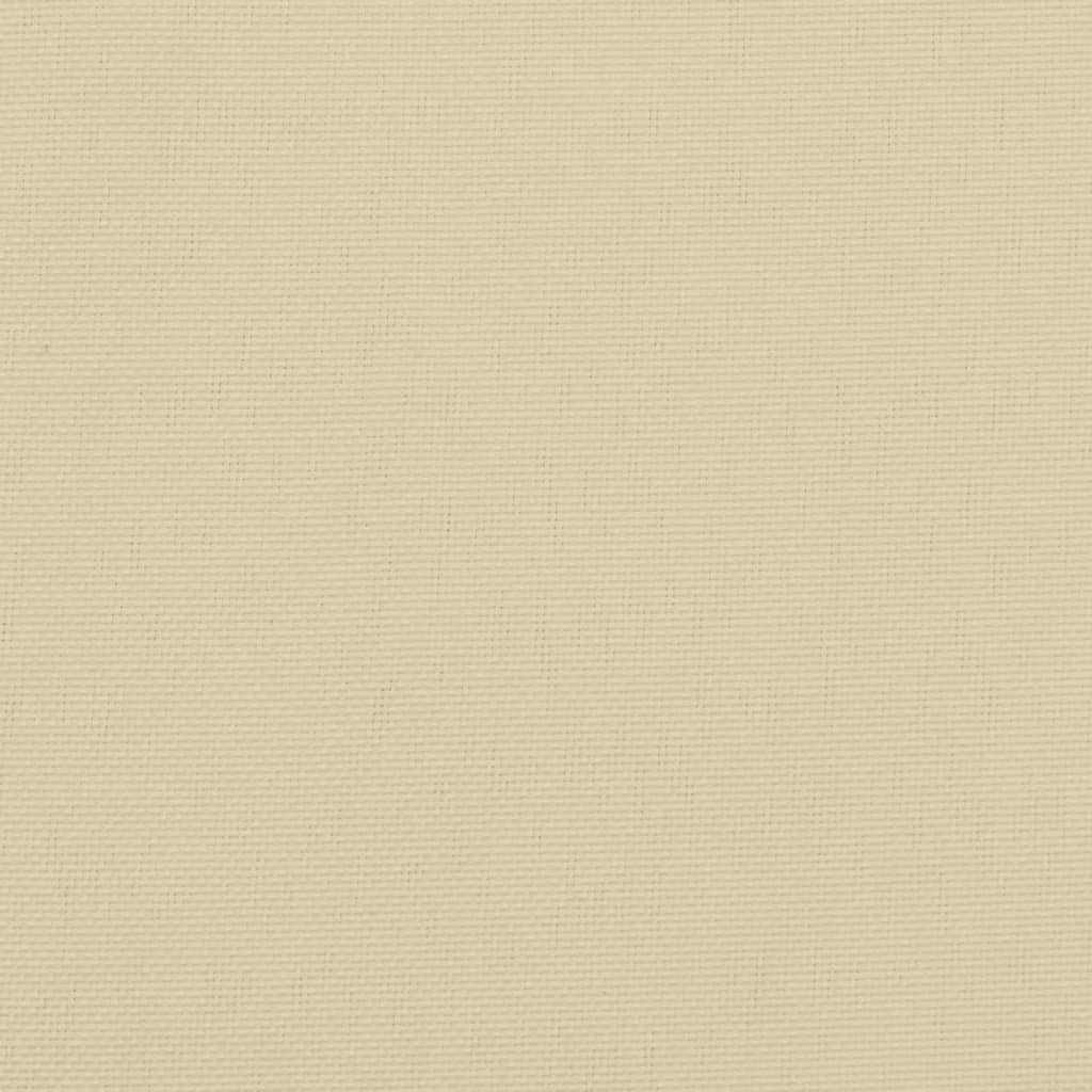 Niedriglehner-Auflagen 6 Stk. Beige Oxford-Gewebe