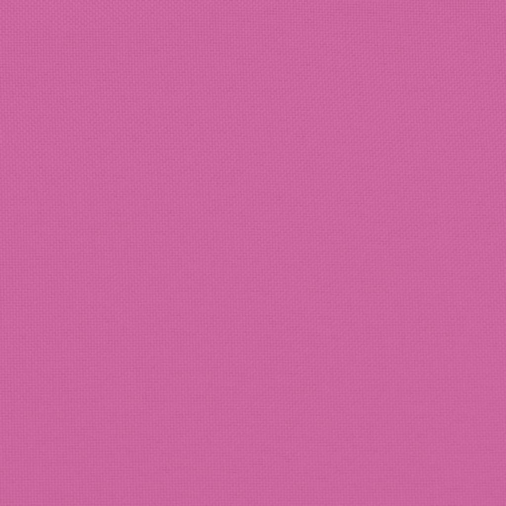 Niedriglehner-Auflagen 2 Stk. Rosa Oxford-Gewebe