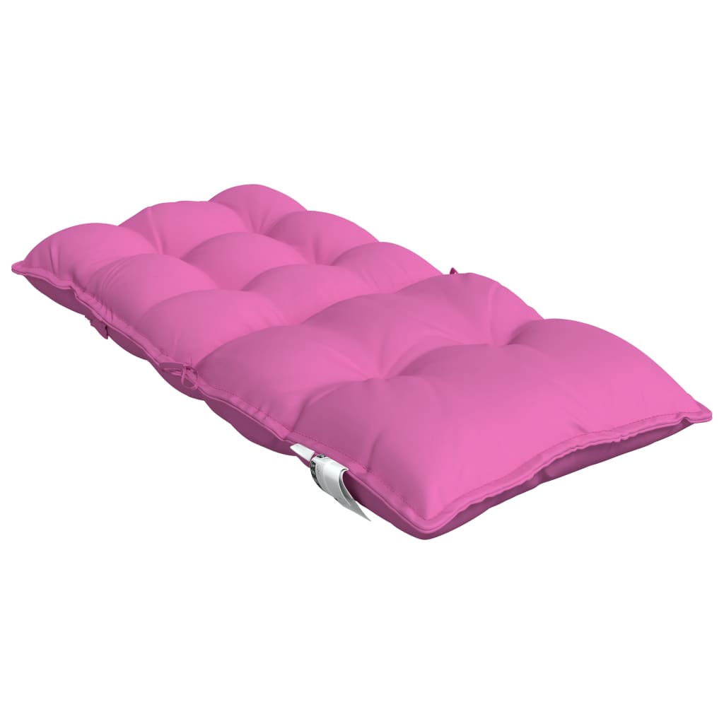 Niedriglehner-Auflagen 4 Stk. Rosa Oxford-Gewebe