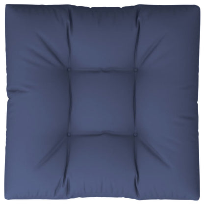 Palettenkissen Marineblau 70x70x12 cm Stoff