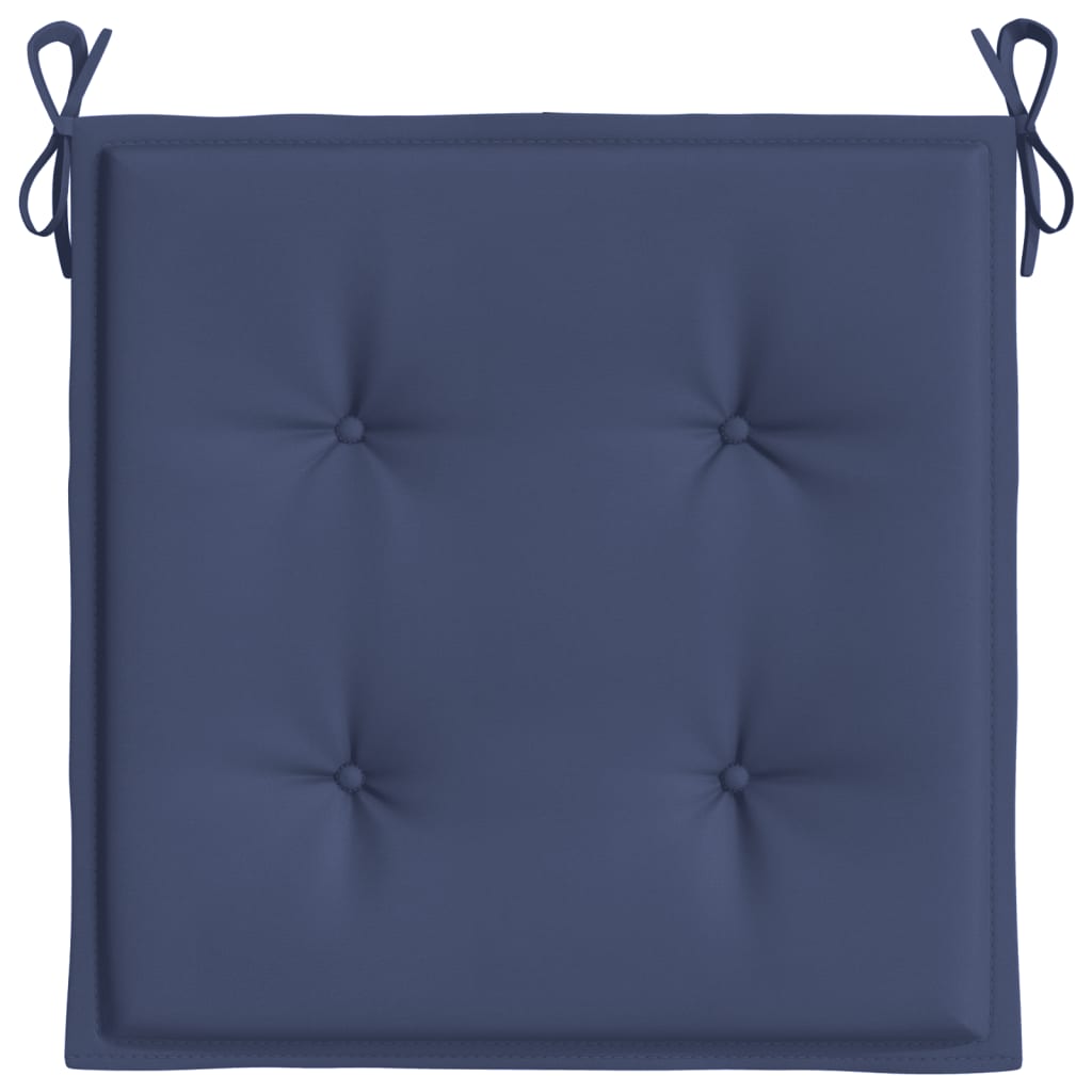 Palettenkissen 4 Stk. Marineblau 40x40x3 cm Oxford-Gewebe