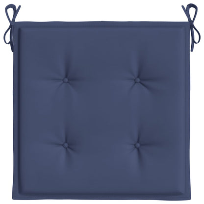 Palettenkissen 4 Stk. Marineblau 40x40x3 cm Oxford-Gewebe