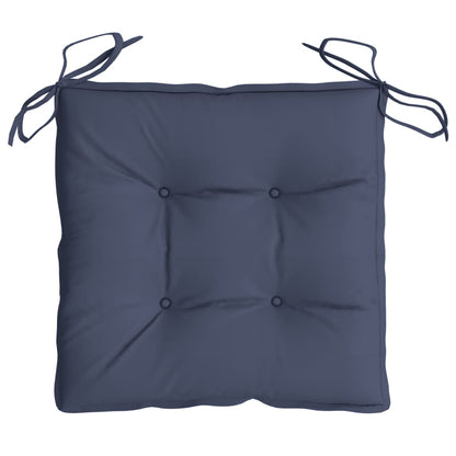 Stuhlkissen 4 Stk. Marineblau 40x40x7 cm Oxford-Gewebe