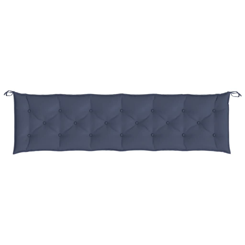 Gartenbank-Auflagen 2 Stk. Marineblau 200x50x7 cm Oxford-Gewebe