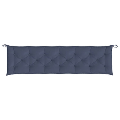 Gartenbank-Auflagen 2 Stk. Marineblau 200x50x7 cm Oxford-Gewebe