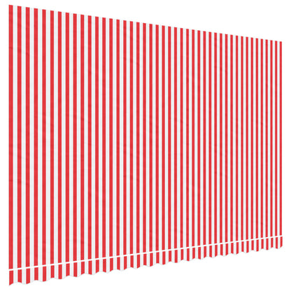 Markisenbespannung Rot und Weiß Gestreift 4,5x3 m