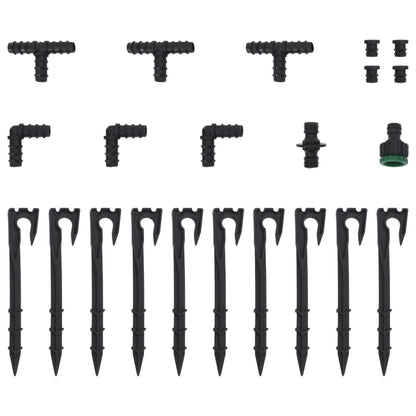 Tropfschlauch Schwarz 0,6" 25 m Gummi