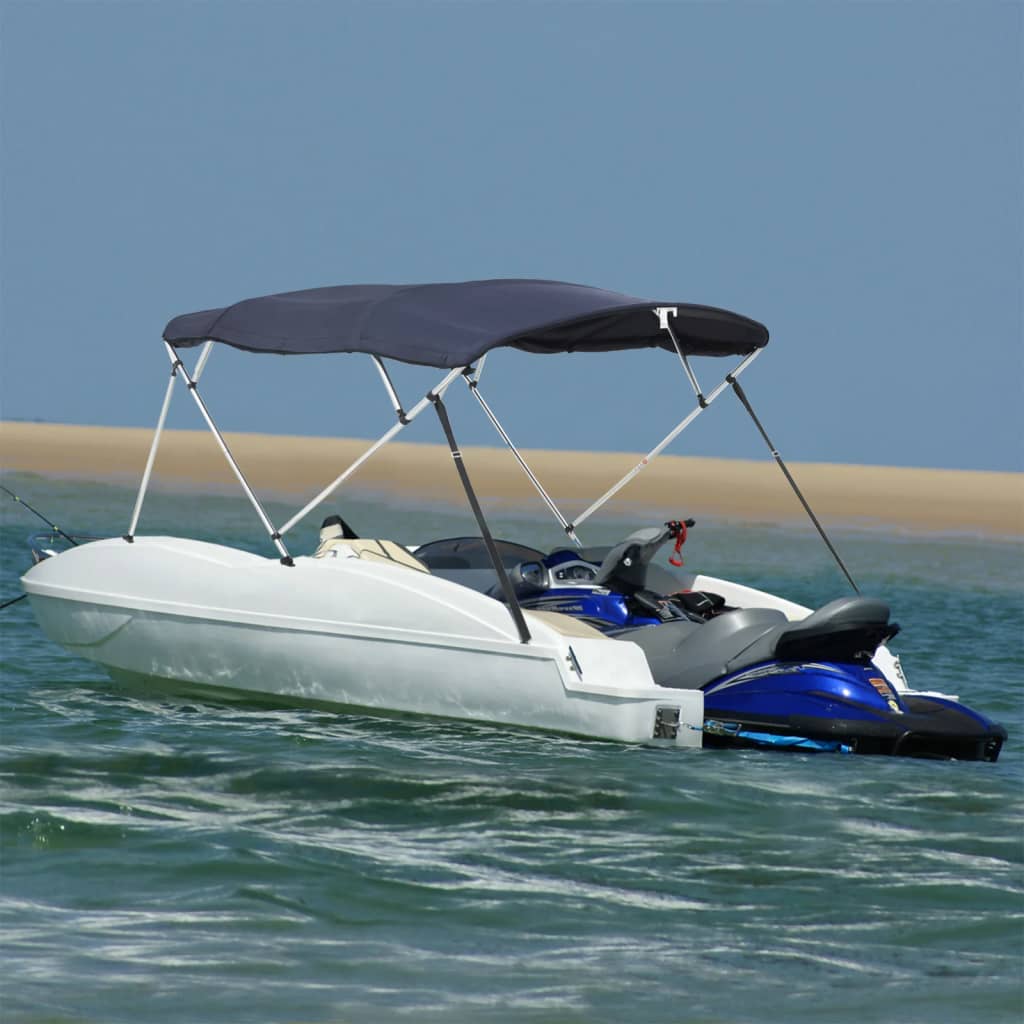 4-Bow Bimini-Top mit Seitenteilen 243x(200-213)x137 cm