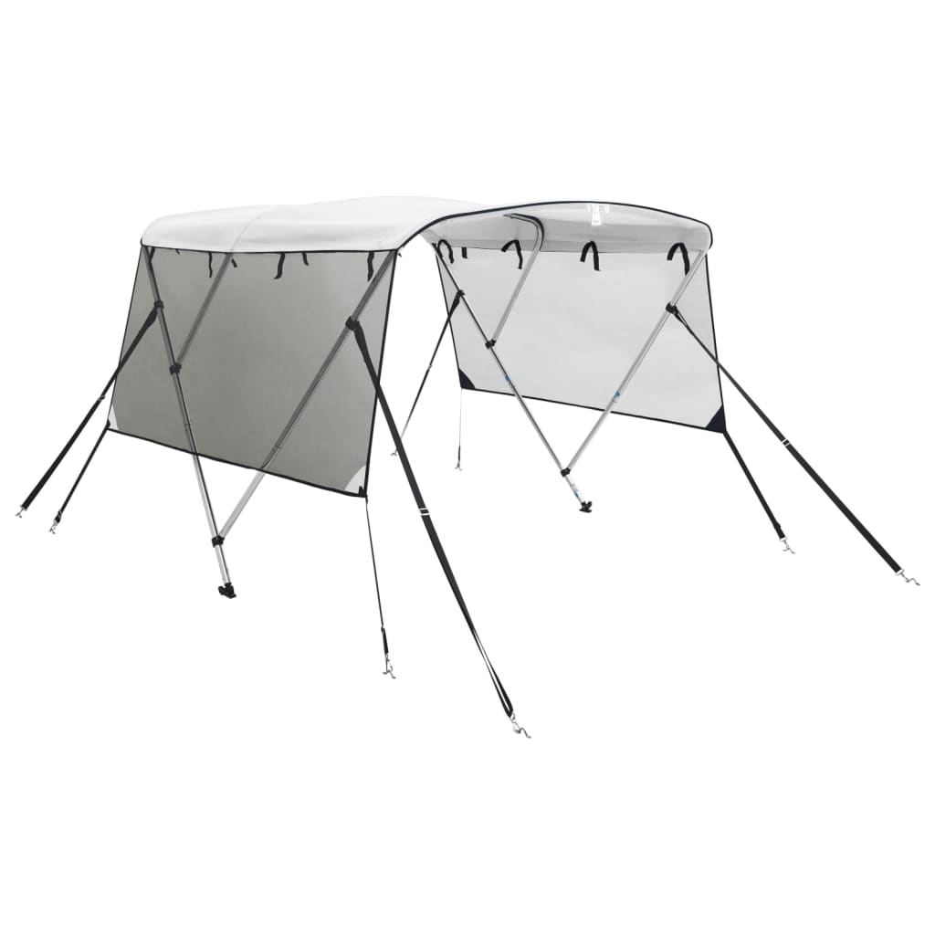 3-Bow Bimini-Top mit Mesh-Seitenteilen 183x(154-167)x137 cm