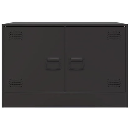 TV-Schrank Schwarz 67x39x44 cm Stahl