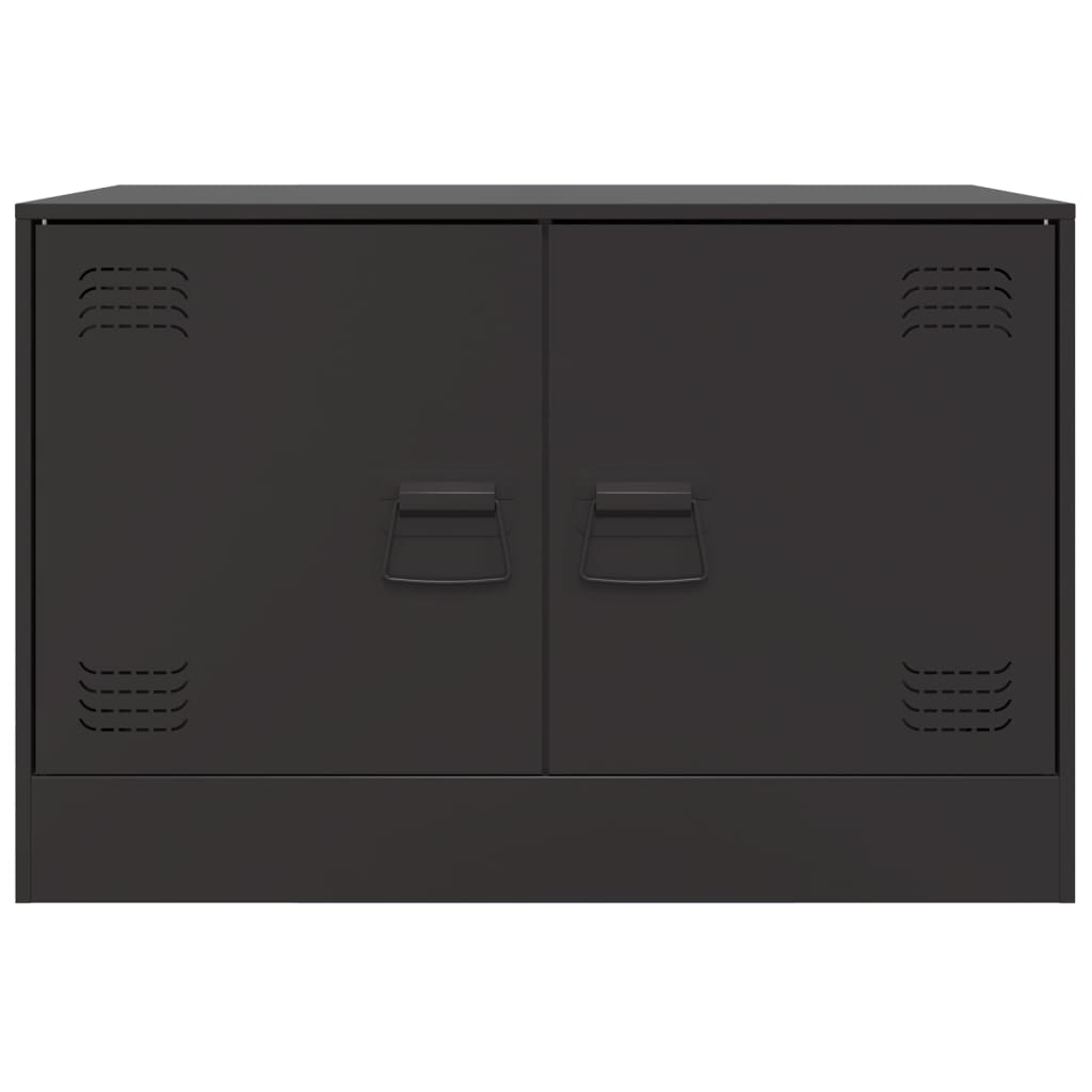 TV-Schrank Schwarz 67x39x44 cm Stahl