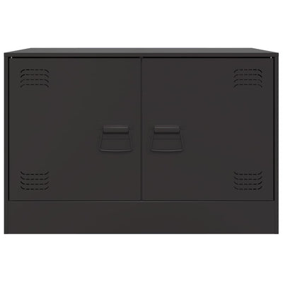 TV-Schrank Schwarz 67x39x44 cm Stahl