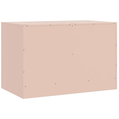 TV-Schrank Rosa 67x39x44 cm Stahl