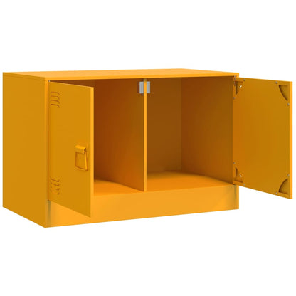 TV-Schrank Senfgelb 67x39x44 cm Stahl