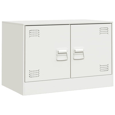 TV-Schrank Weiß 67x39x44 cm Stahl