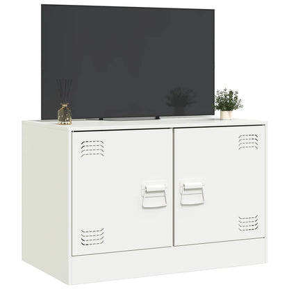 TV-Schrank Weiß 67x39x44 cm Stahl