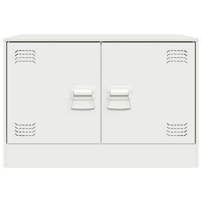 TV-Schrank Weiß 67x39x44 cm Stahl