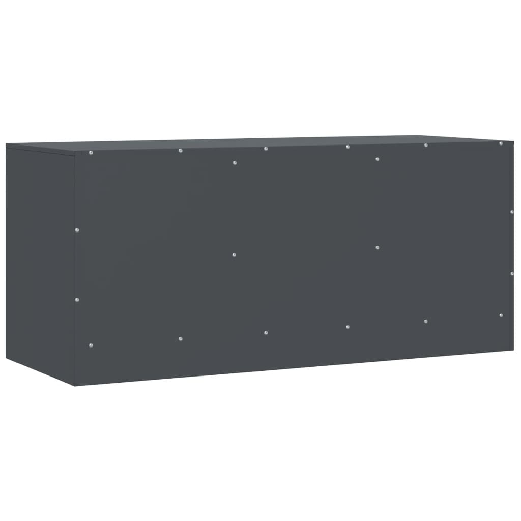 TV-Schrank Anthrazit 99x39x44 cm Stahl