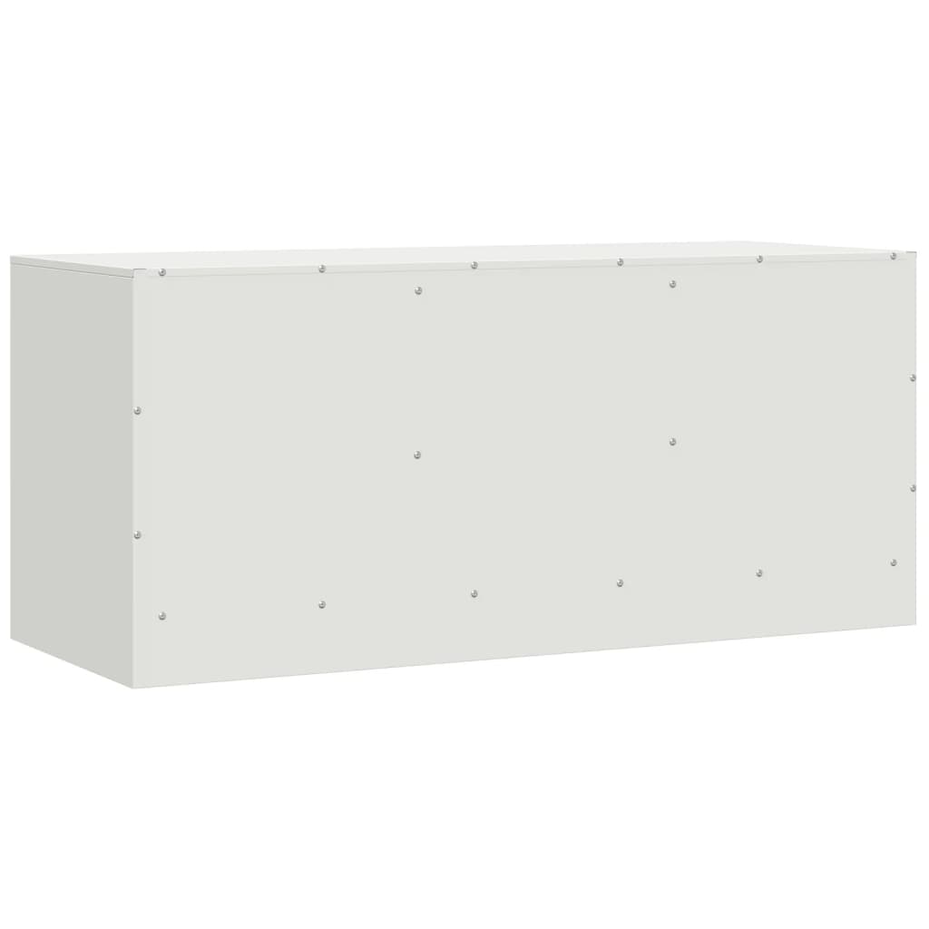 TV-Schrank Weiß 99x39x44 cm Stahl