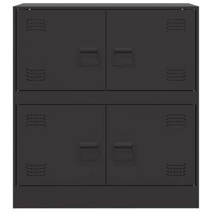 Sideboard Schwarz 67x39x73 cm Stahl