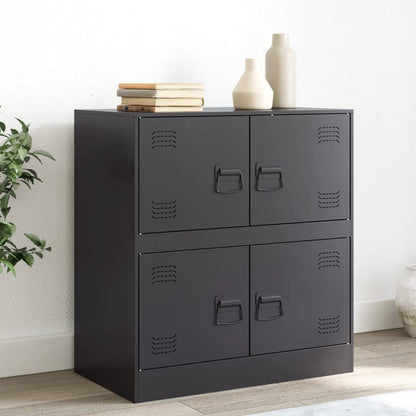 Sideboard Schwarz 67x39x73 cm Stahl