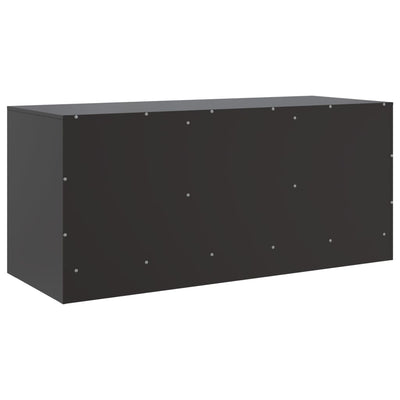 TV-Schrank Schwarz 99x39x44 cm Stahl