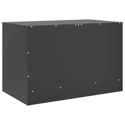 TV-Schrank Schwarz 67x39x44 cm Stahl