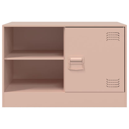 TV-Schrank Rosa 67x39x44 cm Stahl