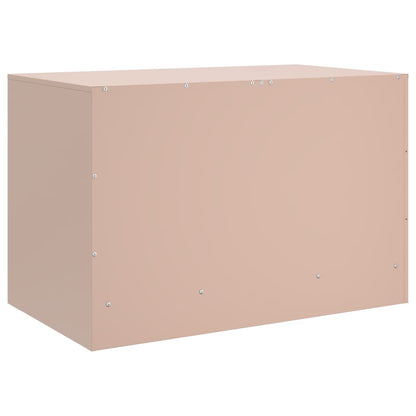 TV-Schrank Rosa 67x39x44 cm Stahl