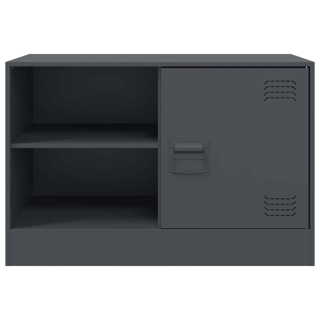 TV-Schrank Anthrazit 67x39x44 cm Stahl