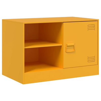 TV-Schrank Senfgelb 67x39x44 cm Stahl