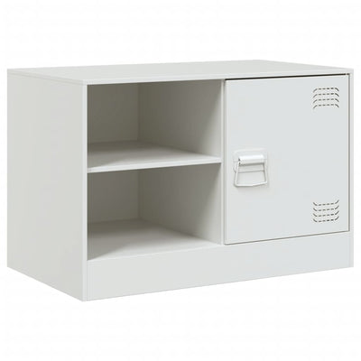 TV-Schrank Weiß 67x39x44 cm Stahl