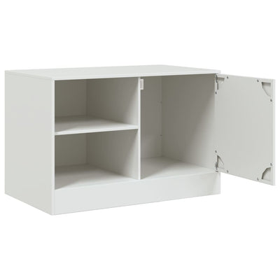 TV-Schrank Weiß 67x39x44 cm Stahl