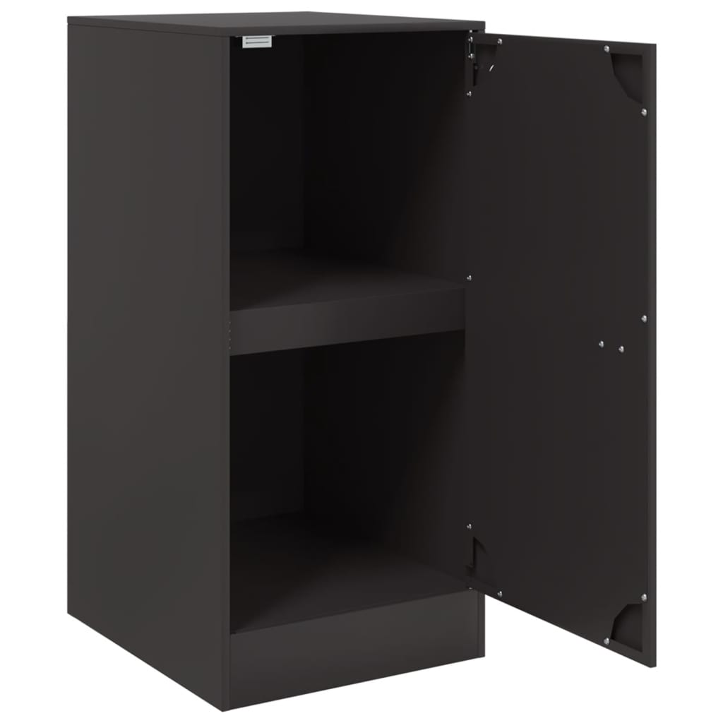 Sideboard Schwarz 34,5x39x73 cm Stahl