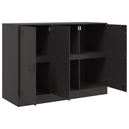 Sideboard Schwarz 99x39x73 cm Stahl