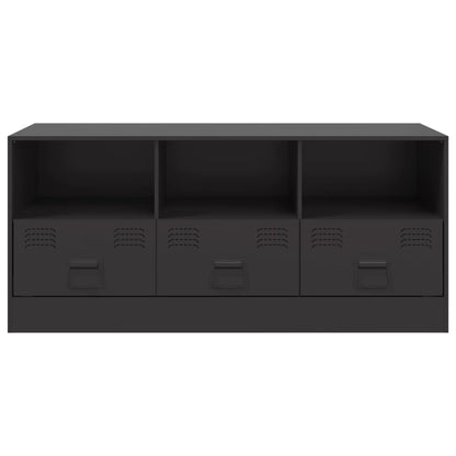 TV-Schrank Schwarz 99x39x44 cm Stahl