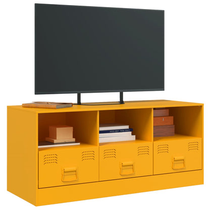 TV-Schrank Senfgelb 99x39x44 cm Stahl