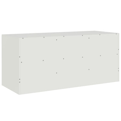 TV-Schrank Weiß 99x39x44 cm Stahl